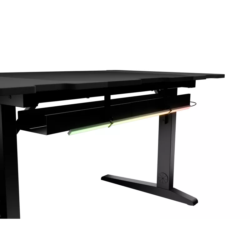 Tiesus kompiuterinis stalas GENESIS NDS-2249 Juodas MDF 140x75cm