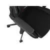 Žaidimų kėdė GENESIS Nitro 440 G2, paminkštinta sėdynė, audinys/ekologinė oda, pilka/juoda, max 120 kg, reguliuojama atlošas ir 1D porankiai
