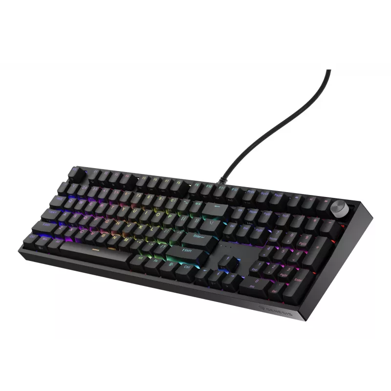 GENESIS THOR 404 klaviatūra, USB, mechaninė, QWERTY, RGB, juoda