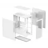 Korpusas DeepCool CG580 WH White – ATX/mATX/ITX, grūdintas stiklas, 120/140 mm ventiliatoriai, 3,5 colio×2, 2,5 colio×3, USB 3.2 Gen1