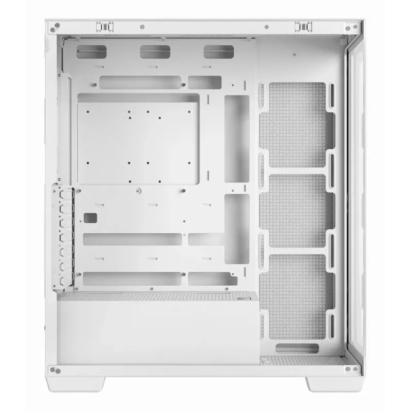 Korpusas DeepCool CG580 WH White – ATX/mATX/ITX, grūdintas stiklas, 120/140 mm ventiliatoriai, 3,5 colio×2, 2,5 colio×3, USB 3.2 Gen1