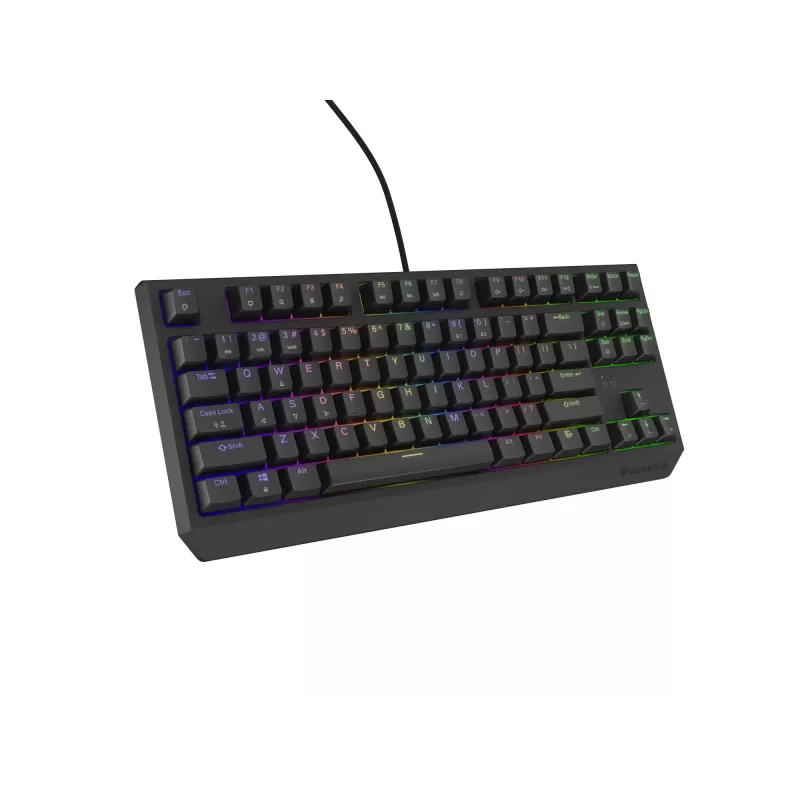 Genesis Thor 230 TKL laidinė mechaninė žaidimų klaviatūra, US, juoda, Outemu Red