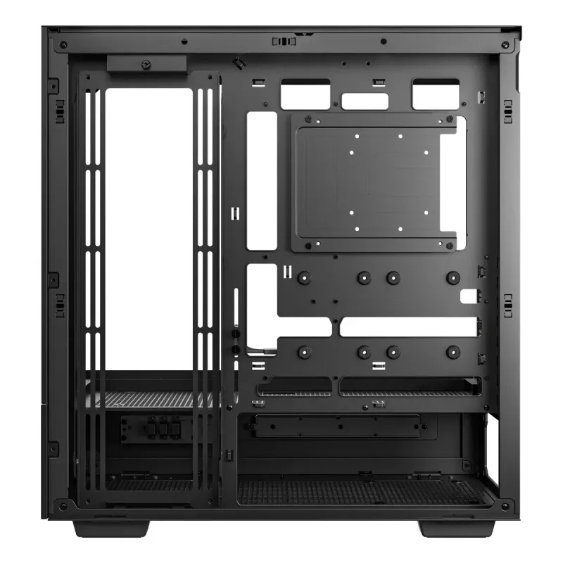 Korpusas DeepCool CH690 DIGITAL Tower Black – ATX/Micro-ATX/Mini-ITX, LCD ekranas, 3×2,5 colio + 1×3,5 colio vietos, iki 450 mm GPU, 182 mm CPU aušintuvas