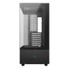 Korpusas DeepCool CH690 DIGITAL Tower Black – ATX/Micro-ATX/Mini-ITX, LCD ekranas, 3×2,5 colio + 1×3,5 colio vietos, iki 450 mm GPU, 182 mm CPU aušintuvas