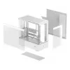 Korpusas DeepCool CH690 Tower White – ATX/microATX palaikymas, LCD ekranas, 3x2.5 colio vietos, 1x3.5 colio, GPU iki 450 mm, CPU aušintuvo aukštis 182 mm