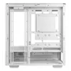 Korpusas DeepCool CH690 Tower White – ATX/microATX palaikymas, LCD ekranas, 3x2.5 colio vietos, 1x3.5 colio, GPU iki 450 mm, CPU aušintuvo aukštis 182 mm