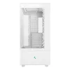 Korpusas DeepCool CH690 Tower White – ATX/microATX palaikymas, LCD ekranas, 3x2.5 colio vietos, 1x3.5 colio, GPU iki 450 mm, CPU aušintuvo aukštis 182 mm