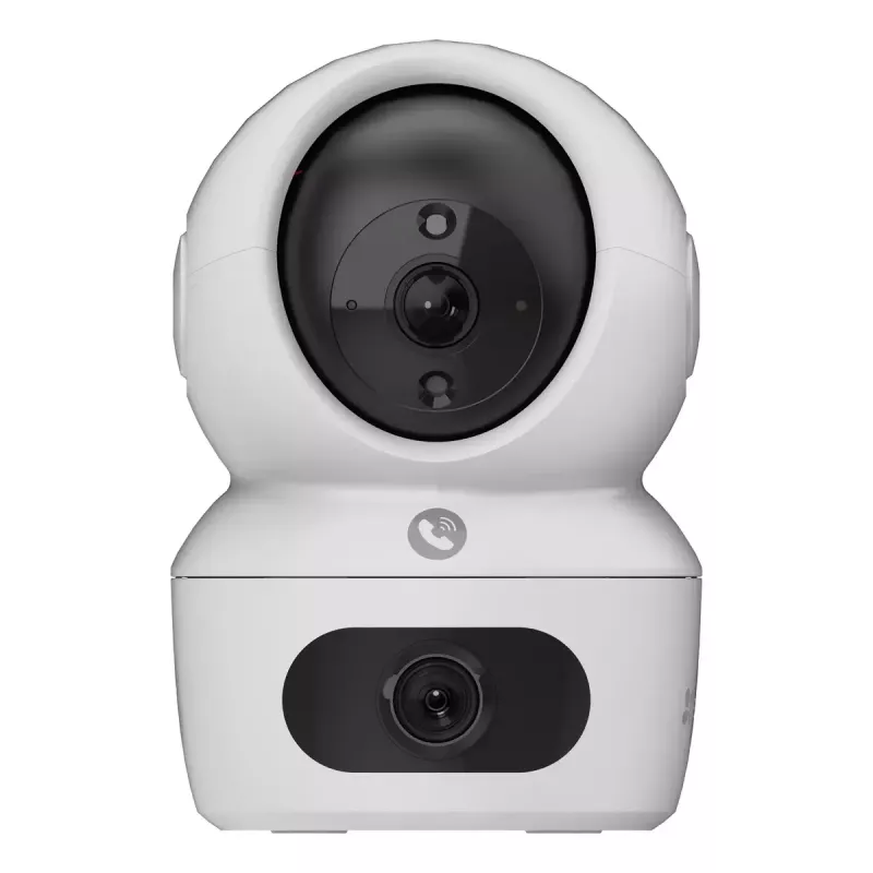 IP stebėjimo kamera EZVIZ H7c Dual 2K (2560×1440), dviejų objektyvų, vidaus, Wi‑Fi/ETH, microSD iki 512 GB