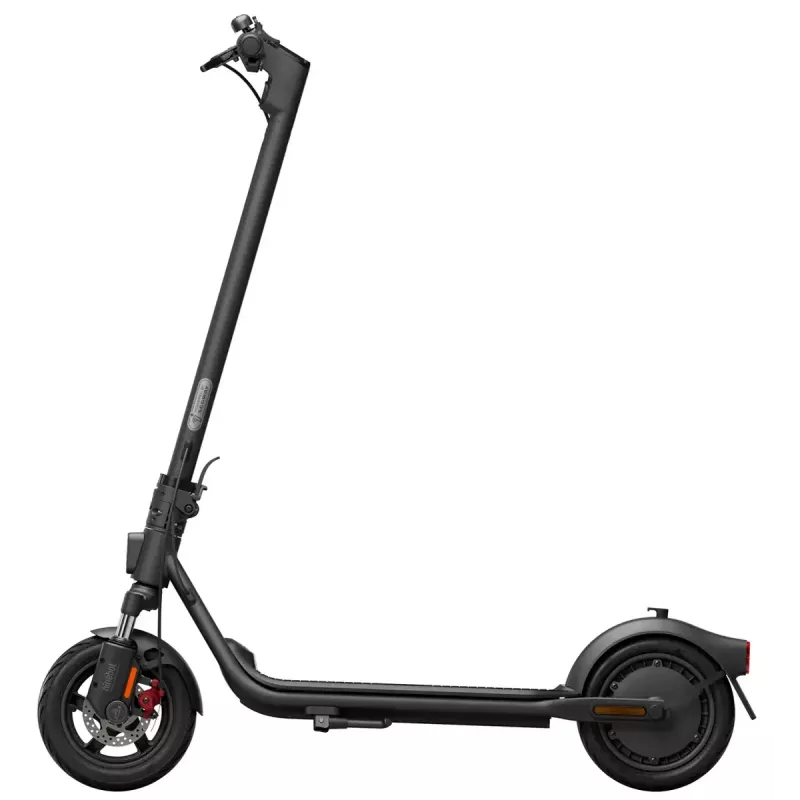 Elektrinis paspirtukas Ninebot Segway F2 II E — 400 W (maks. 800 W), 10,2 Ah, 20 km/h, raudonas/juodas
