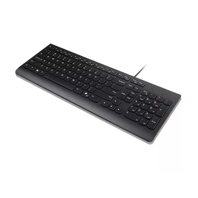 Laidinė USB klaviatūra Lenovo Essential 4Y41R64633 — JAV išdėstymas, juoda