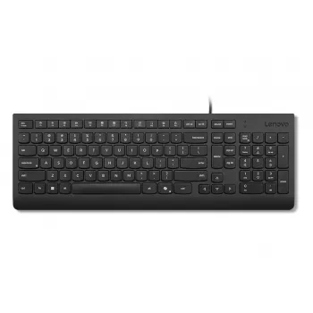 Laidinė USB klaviatūra Lenovo Essential 4Y41R64633 — JAV išdėstymas, juoda