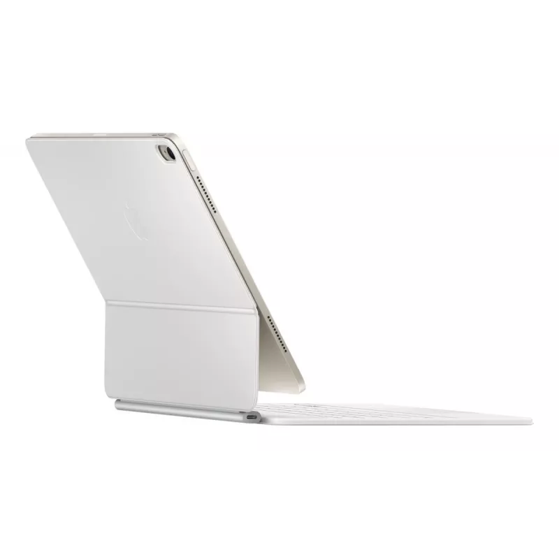 Apple Magic Keyboard QWERTY Švediškas Baltas Trackpad iPad Air 13 colio