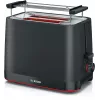 Skrudintuvas Bosch TAT3M123 2 griežinėliai, 950 W, juodas, sukamasis valdymas, atšildymas ir pašildymas