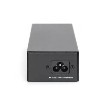 DIGITUS Gigabit Ethernet PoE++ injektorius, 802.3bt, maitinimo kontaktai: 4/5(+),7/8(-) ir 3/6(+), 1/2(-), 85W