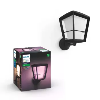 Philips Hue White and colour ambience Econic lauko sieninis šviestuvas