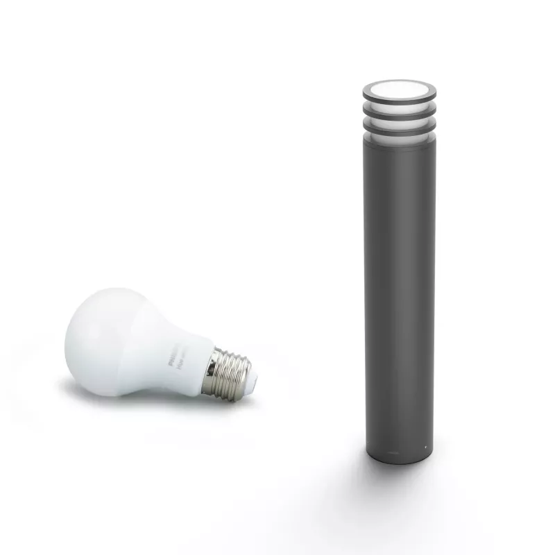 Išmanusis stulpinis apšvietimas Philips Hue White Lucca Outdoor post 1740393P0