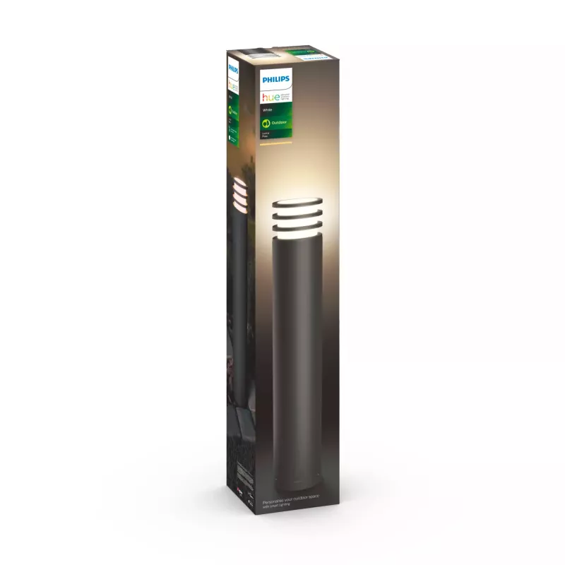 Išmanusis stulpinis apšvietimas Philips Hue White Lucca Outdoor post 1740393P0