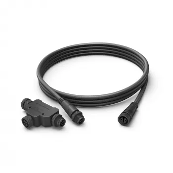 Philips ilginamasis laidas lauko sąlygoms 2,5 m, juodas, IP67