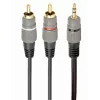Gembird 3.5 mm stereo į 2xRCA kištukai 1,5 m laidas – auksuoti jungtys
