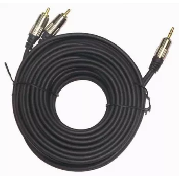Gembird 3.5 mm stereo į 2xRCA kištukai 1,5 m laidas – auksuoti jungtys