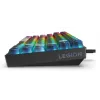 Mechaninė žaidimų klaviatūra Lenovo Legion K510 Mini Pro 75% JAV išdėstymas, 84 klavišai, RGB, USB, 1,8 m laidas, Juoda/Permatoma