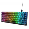 Mechaninė žaidimų klaviatūra Lenovo Legion K510 Mini Pro 75% JAV išdėstymas, 84 klavišai, RGB, USB, 1,8 m laidas, Juoda/Permatoma
