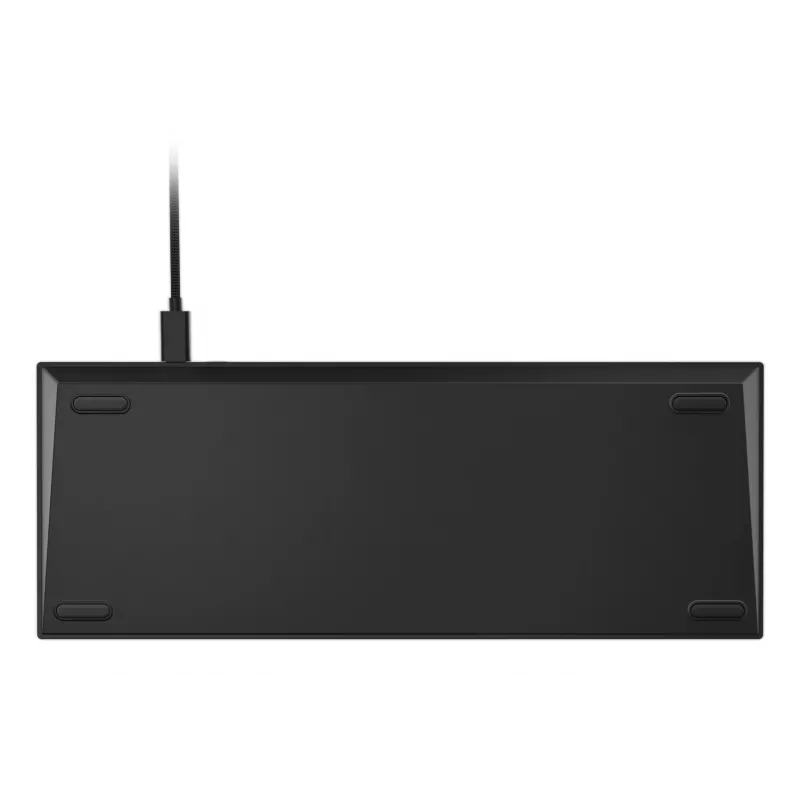 Mechaninė žaidimų klaviatūra Lenovo Legion K510 Mini Pro 75% JAV išdėstymas, 84 klavišai, RGB, USB, 1,8 m laidas, Juoda/Permatoma