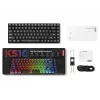 Mechaninė žaidimų klaviatūra Lenovo Legion K510 Mini Pro 75% JAV išdėstymas, 84 klavišai, RGB, USB, 1,8 m laidas, Juoda/Permatoma