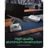Nešiojamojo kompiuterio stovas RAIDSONIC IB-NH300-R, aliuminis, sidabrinis, tinka 17 colių (43,2 cm), 360° sukimas, 280×230×550 mm