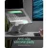 Nešiojamojo kompiuterio stovas RAIDSONIC IB-NH300-R, aliuminis, sidabrinis, tinka 17 colių (43,2 cm), 360° sukimas, 280×230×550 mm