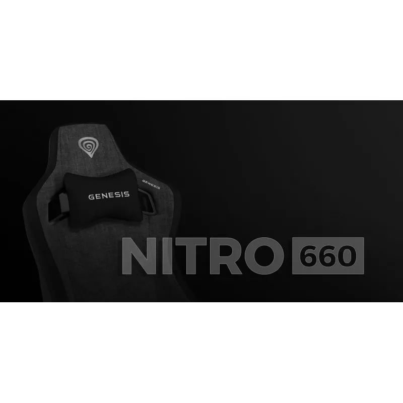 Žaidimų kėdė GENESIS NITRO 660, maks. 150 kg, minkšta sėdynė