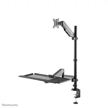Neomounts DS90-325BL1 stalviršinis sėdimos-stovimos darbo vietos stovas 9 kg aukščio reguliavimas