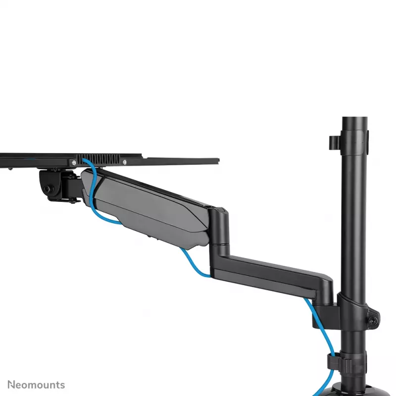 Neomounts DS90-325BL1 stalviršinis sėdimos-stovimos darbo vietos stovas 9 kg aukščio reguliavimas