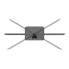 Neomounts DS45-430BL12 TV stovas 23-43 col. - pasukamas, 109,2 cm (43 col.), 100 x 100 mm, 200 x 200 mm, -35 - 35°, Plienas, Juoda