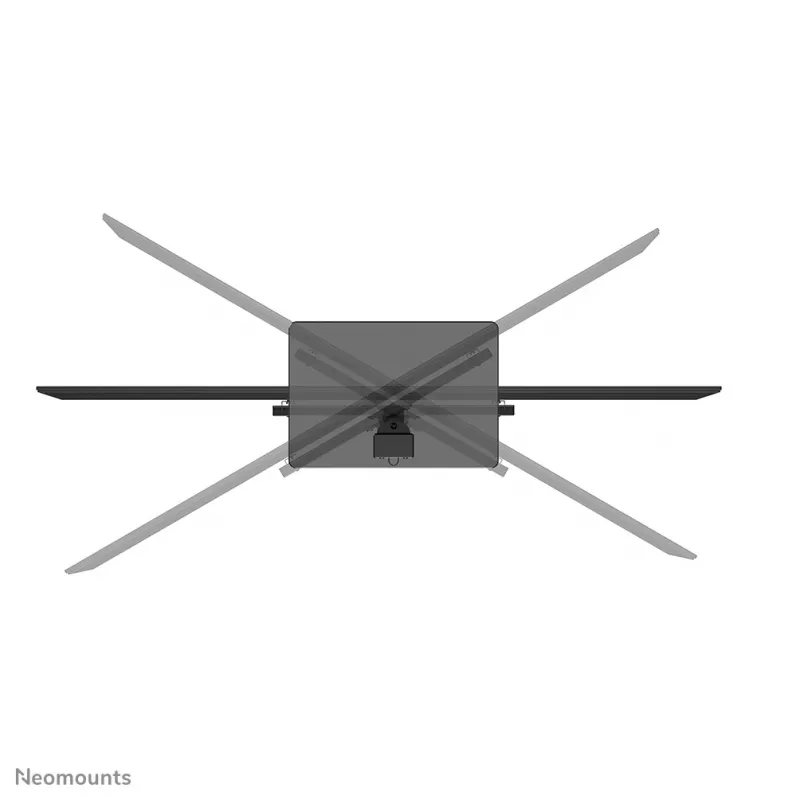 Neomounts DS45-430BL14 televizoriaus stovas 32-55 colių - pasukamas, 139,7 cm (55 colių), 100 x 100 mm, 400 x 400 mm, -35 - 35°, plienas, juodas