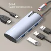Dokavimo stotelė ColorWay CW-HUB01 5-in-1 USB-C su HDMI ir Ethernet