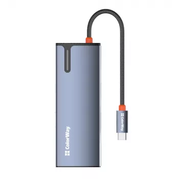 Dokavimo stotelė ColorWay CW-HUB01 5-in-1 USB-C su HDMI ir Ethernet