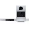 Sharp HT-SBW55121(SL) 5.1.2 Dolby Atmos/DTS:X garso juosta su belaidžiu žemųjų dažnių bloku, 650 W, Bluetooth, sidabrinės spalvos