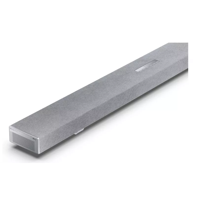 Sharp HT-SBW55121(SL) 5.1.2 Dolby Atmos/DTS:X garso juosta su belaidžiu žemųjų dažnių bloku, 650 W, Bluetooth, sidabrinės spalvos