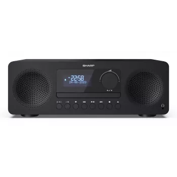 Mikro garso sistema Sharp XL-B720D 30 W, 2 krypčių garsiakalbiai, DAB/DAB+/FM, optinių diskų grotuvas, juoda