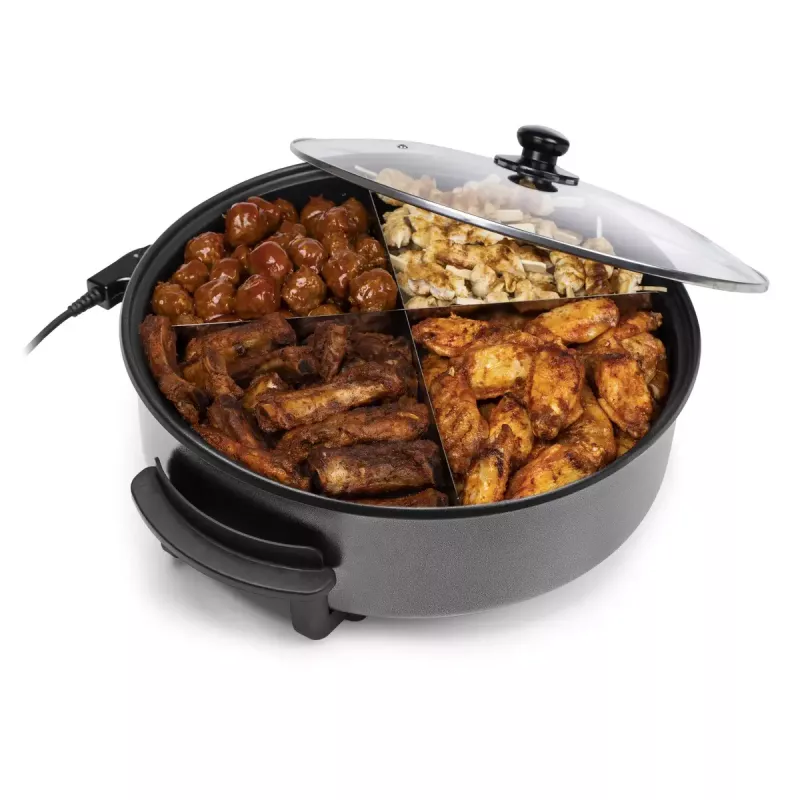 Elektrinė keptuvė Tristar PZ-9145 XXL - 40 cm, 1500 W, juoda