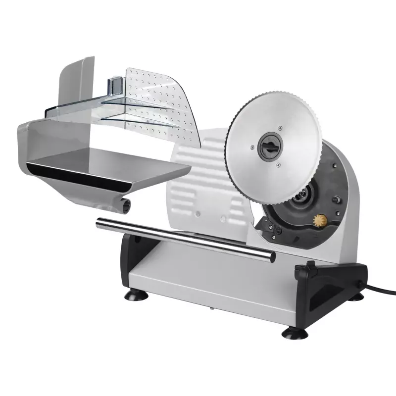 Elektrinė pjaustyklė Tristar EM-2099 — 150 W, maks. pjūvis 1,5 cm, kompaktiška 270×435×285 mm, juoda/sidabrinė