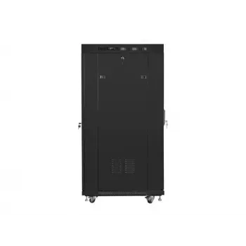 Laisvai pastatomas serverinis stovas Lanberg FF01-8027-12BL 27U juodas 1200 kg talpa