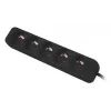 Lanberg PS0-05E-0100-IEC-BK ilgintuvas 5x Type E, 1 m, juodas