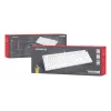 Mechaninė klaviatūra GENESIS THOR 404, pilno dydžio USB, QWERTY anglų, RGB apšvietimas, balta