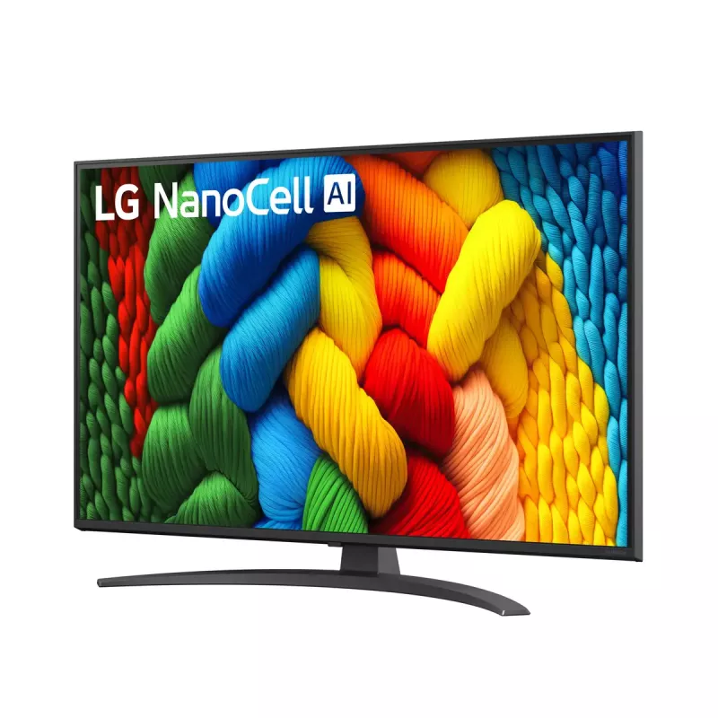 LG NanoCell AI 43NANO81A3A televizorius 109,2 cm (43 col.) 4K Ultra HD Smart TV Wi-Fi juodas