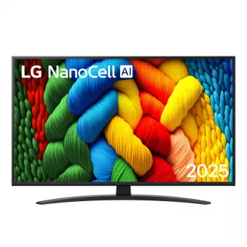 LG NanoCell AI 43NANO81A3A televizorius 109,2 cm (43 col.) 4K Ultra HD Smart TV Wi-Fi juodas