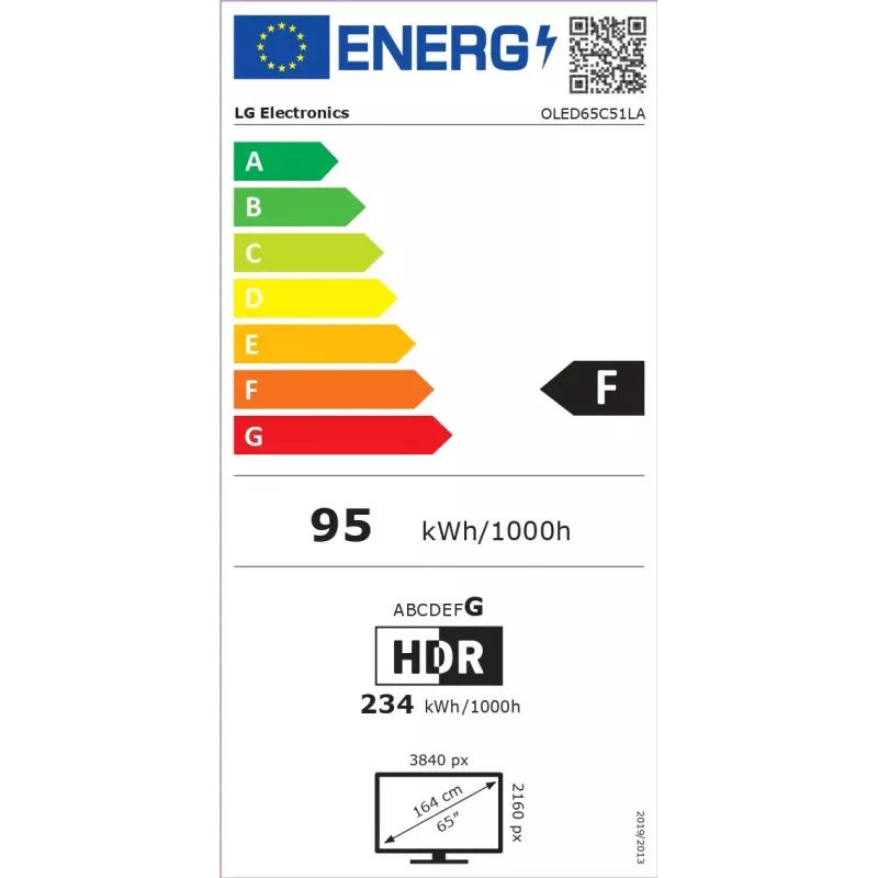 LG OLED evo AI OLED65C51LA televizorius 165,1 cm (65 col.) 4K Ultra HD Smart TV Wi-Fi Juodas