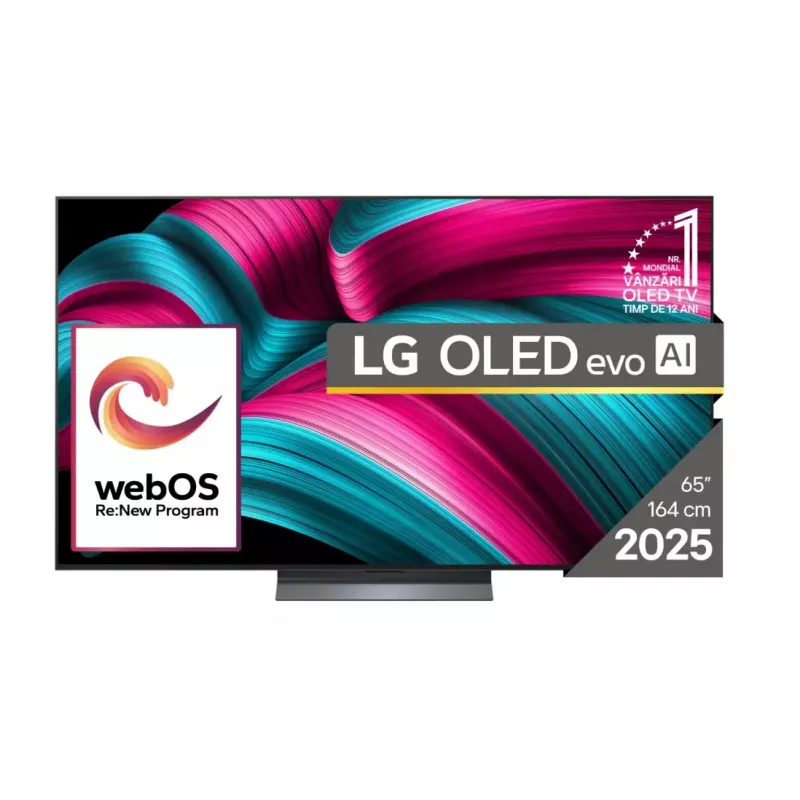 LG OLED evo AI OLED65C51LA televizorius 165,1 cm (65 col.) 4K Ultra HD Smart TV Wi-Fi Juodas