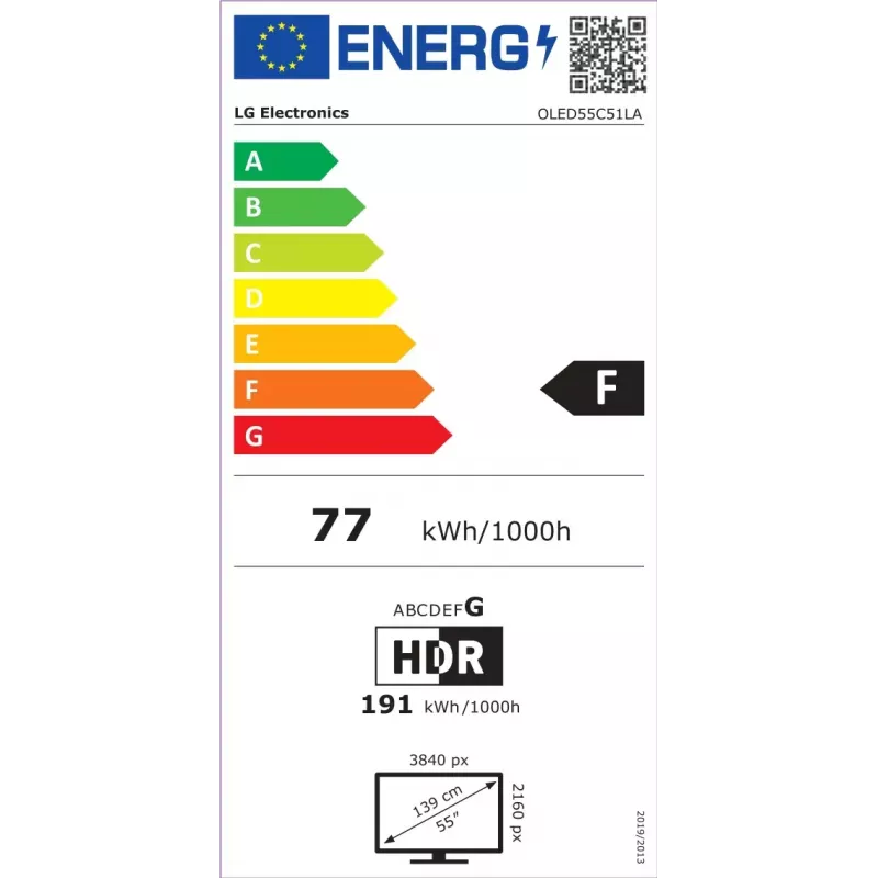 LG OLED evo AI OLED55C51LA televizorius 139,7 cm (55 col.) 4K Ultra HD Smart TV Wi-Fi juodas